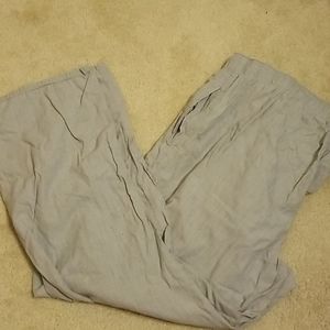 Grey pajama bottoms